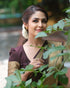VasthrlayBurgundy Banarasi Kanchipuram Saree
