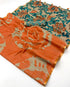 Vasthrlay Printed Abstract Contrast Included