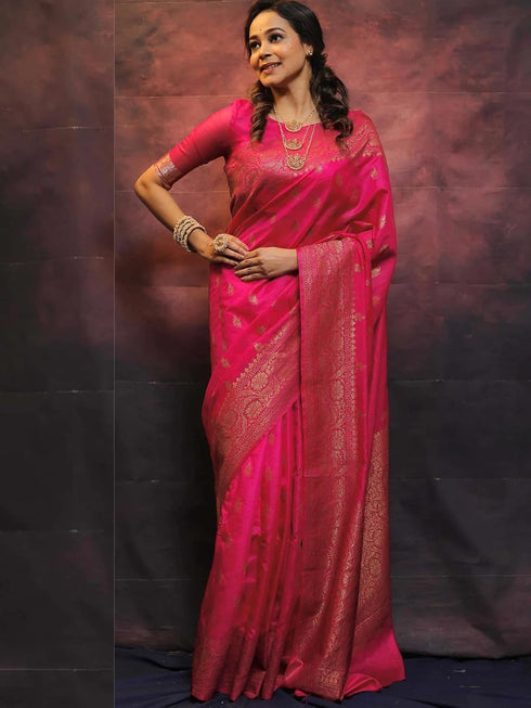 Vasthrlay Banarasi Kanjivaram Unstitched 3730s388n Rani