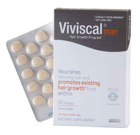Style Make 2 VIVISCAL MAN SUPPLEMENTS 120 CAPSULES Pack of Two