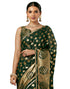 Vasthrlay Georgette Printed Unstitched Maroon Saree