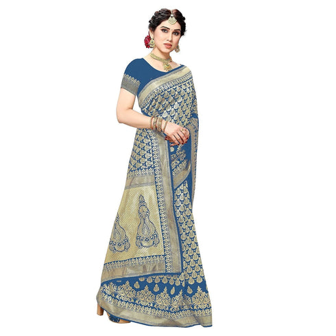 Vasthrlay Banarasi Kanjivaram Material Ethnic Wear
