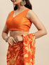 Vasthrlay Chiffon Printed Unstitched Rani Saree