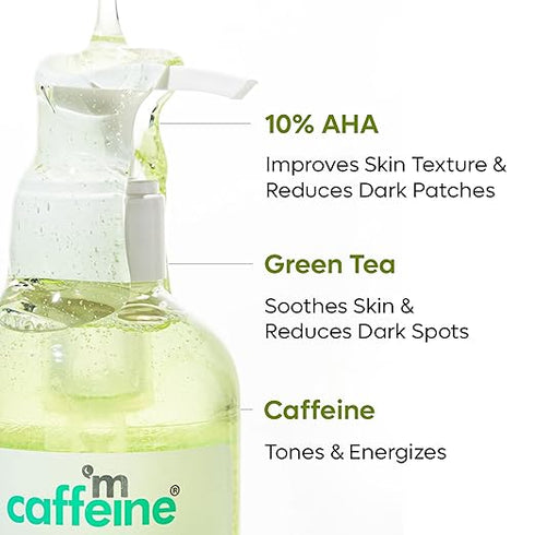 mCaffeine Green Tea Body Wash with AHA 10%