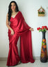vasthrlayMaroon Pleated Unstiched Ethnic Wear