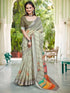 Vasthrlay Elephant Printed Unstitched Sai Ethnic Wear