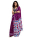 Vasthrlay Womens Printed Unstitched Green Saree