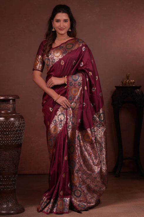 Vasthrlay Kanjivaram Unstitched Blouse Ethnic Wear