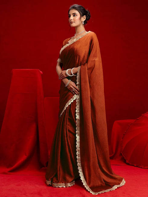 Vasthrlay Blouse Olive Saree