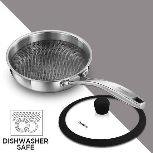 Hawkins 18 cm Triply Stainless Steel Pro Frying Pan