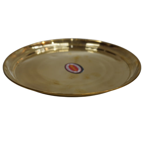 Brass Traditional Pooja Thali Plate