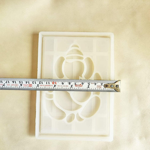Polaris Fox Small Ganesh Frame Silicone Resin Mould 16 x 12 cm