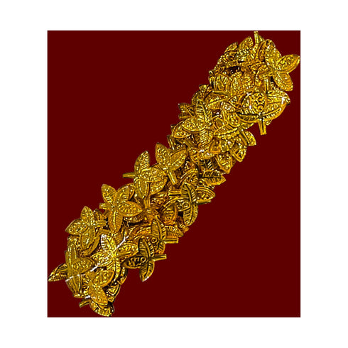 Pure Silver Gold Coated Bilva Patra 27g (Pack of 108)