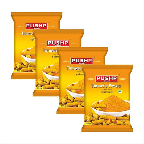 Pushp Brand Turmeric Powder Pouch