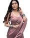 Vasthrlay Maroon Wedding Unstitched Saree