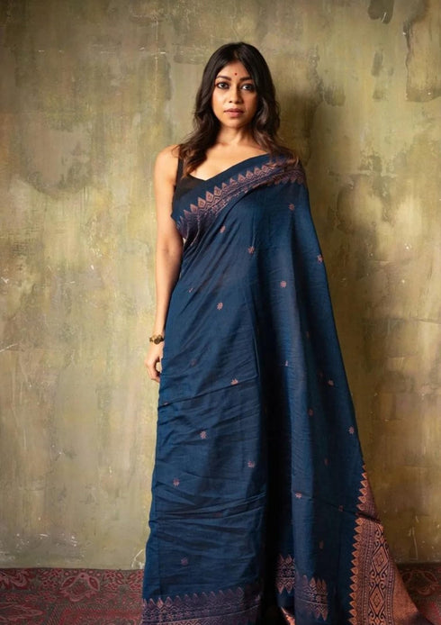 Vasthrlay Banarasi Unstitched Saree