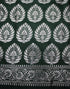 Vasthrlay Kanjivaram Banarasi Wedding Dark Green Saree With Unstitched Blouse Piece