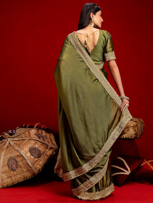 Vasthrlay Chinnon Dusty Saree