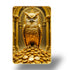 Arkasto Golden Owl Sitting on Coins | Vastu Painting for Wealth & Prosperity