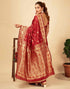 Vasthrlay Gold Banarasi Saree