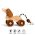 Wooden Dog Pull-Along Toy for Toddlers