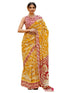 Vasthrlay Kalamkari Printed Olive Saree
