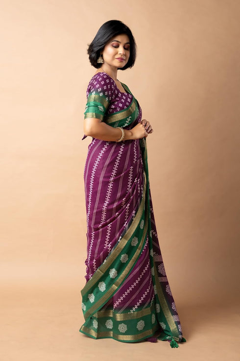 Vasthrlay Fashion Bandhani Printed Ethnic Wear