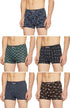Dixcy Scott Printed Assorted Cotton Men's Trunk/Underwear - Pack of 5 (#Crazy-Trunk-100 CM) (Color & Prints May Vary)
