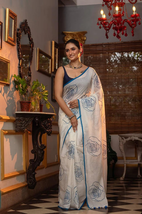 Vasthrlay Contrast Lightweight Traditional Occasions