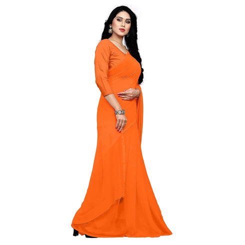 VasthrlayTextile Georgette Unstitched Pink Free Ethnic Wear