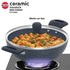 Hawkins Ceramic Nonstick 2.5 Litre Deep Kadhai