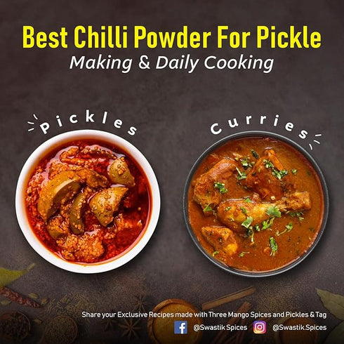 Three Mango Mirch (Chilly) Powder 200gm