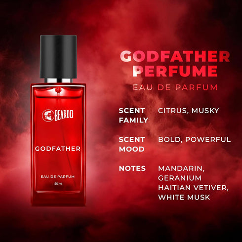 BEARDO Godfather Perfume Aromatic Spicy Perfume Long Lasting Perfume For Date Night Fragrance Body