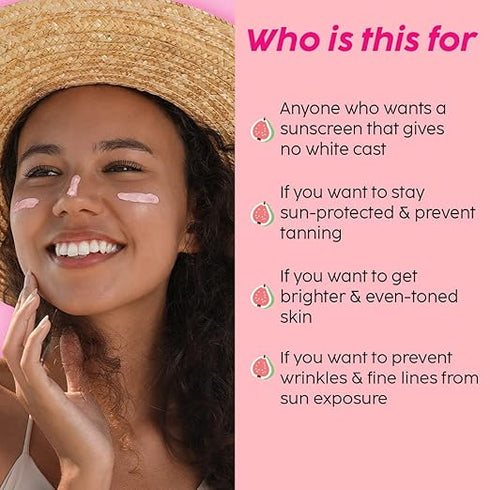 PLIX THE PLANT FIX SPF 50+ Guava Glow Invisible Sunscreen With PA +++