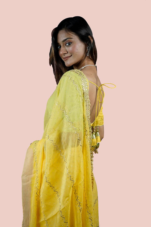 Vasthrlay Embroidery Lightgreen Ethnic Wear