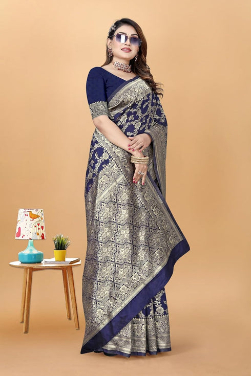 Vsathrlay Saree Kanjivaram Silk Pari Maroon