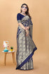 Vsathrlay Saree Kanjivaram Silk Pari Maroon