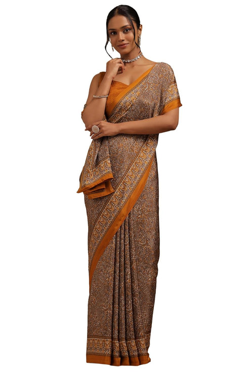Vasthrlay Mustard Ethnic Motifs