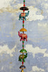 CDM Handcrafted Rajasthani Elephant & Umbrella Wall Hanging with Beads & Bell | 38 Inch | Set of 2