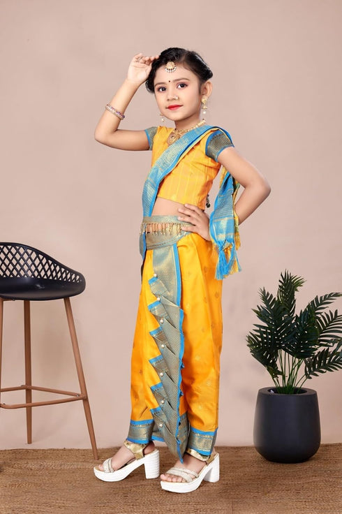 Vasthrlay Paithani Maharashtrian Contrast Traditional