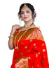 Vasthrlay Kanjivaram Wedding Banarasi Vruksh 50 Saree With Blouse Piece