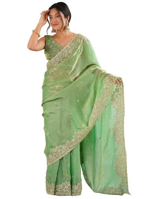 Vasthrlay Embroidery Unstitched Designer Friendly Ethnic Wear