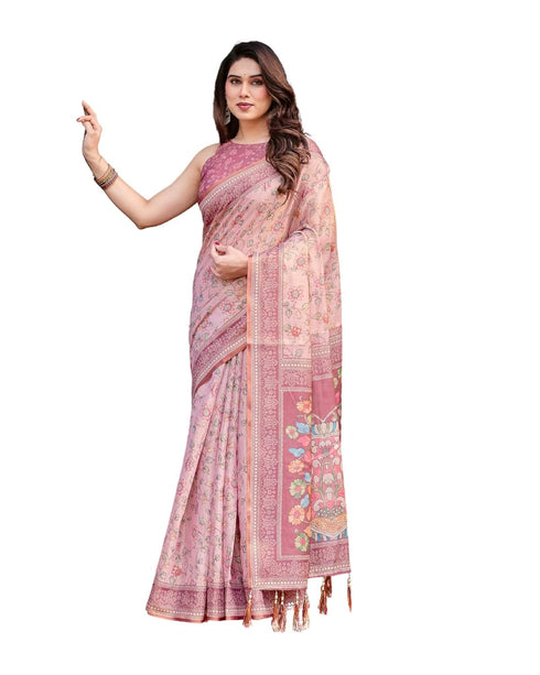 Vasthrlay Traditional Designer Off White Saree