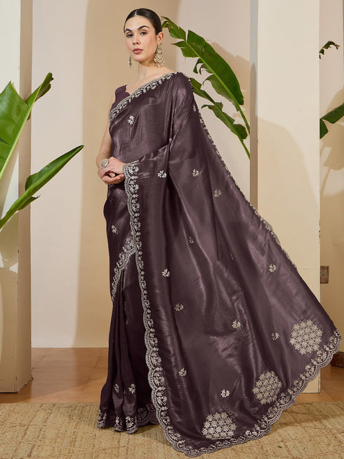 Vasthrlay Embroidered Unstitched Vh Ethnic Wear