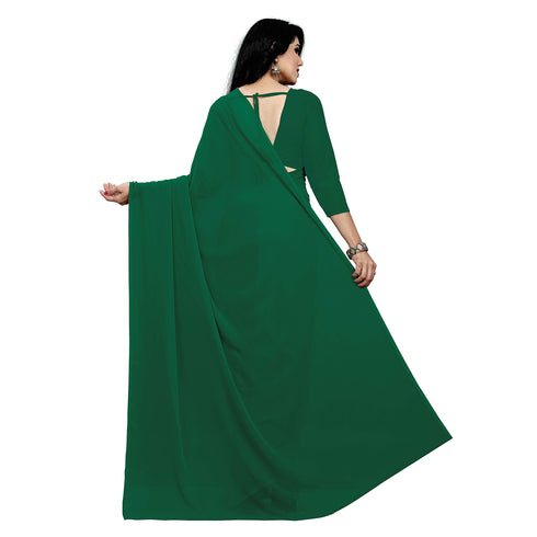 Vasthrlay Georgette Unstitched Saree