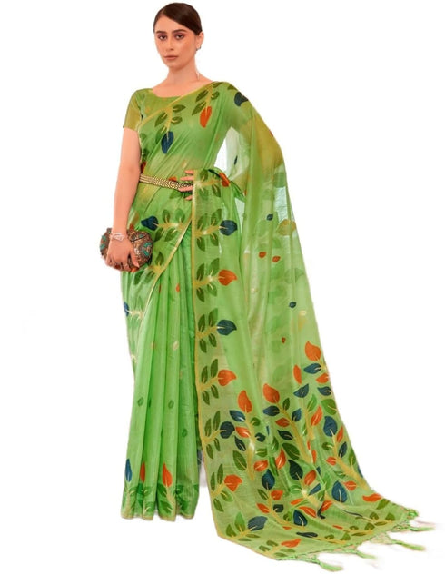 Vasthrlay Elegant Floral Office Cotton Saree