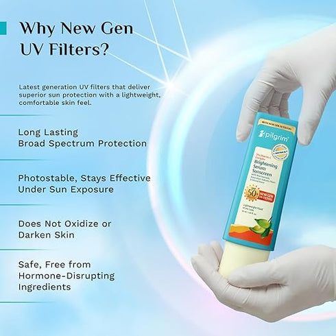 Pilgrim 5% Vitamin C Brightening Serum Sunscreen SPF 50+ PA++++