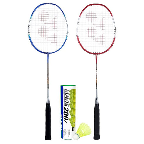 Yonex ZR 100L M200I Aluminum Strung Badminton Racquet (Blue) with Full Cover
