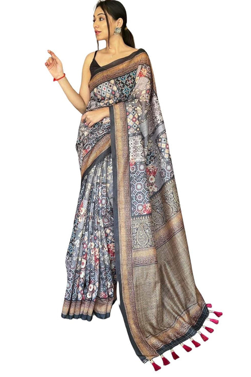 Vasthrlay Cotton Kalamkari Printed Ethnic Wear