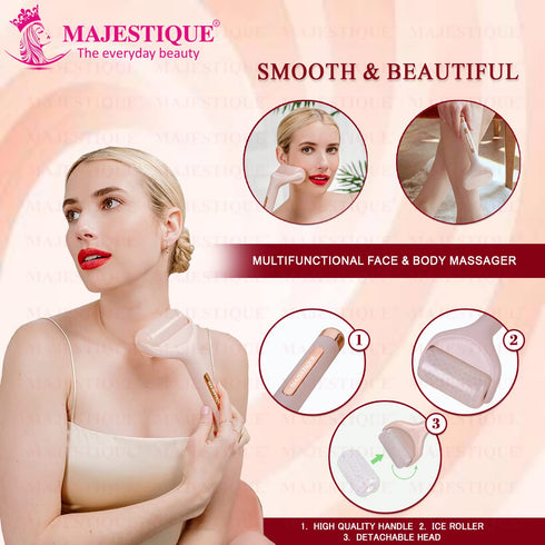 Majestique Ice Roller for Face Massage, Neck and Body Massager